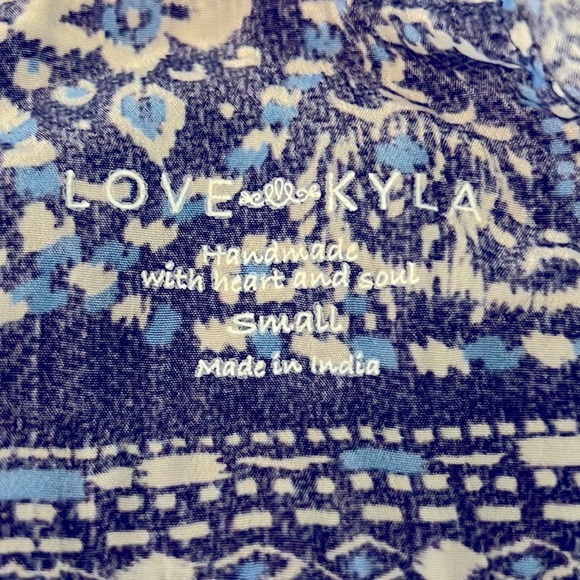 Love Kyla Seo Caite Anthropologie Tori Blue & White Embroidered Maxi Dress - S - Picture 10 of 13